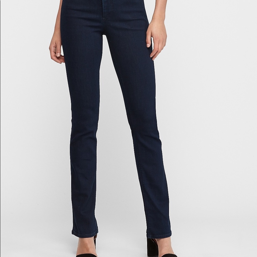 Express mid rise barely boot jeans size 10s